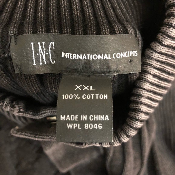 INC International Concepts Mens Black Cardigan XXL - Picture 5 of 5